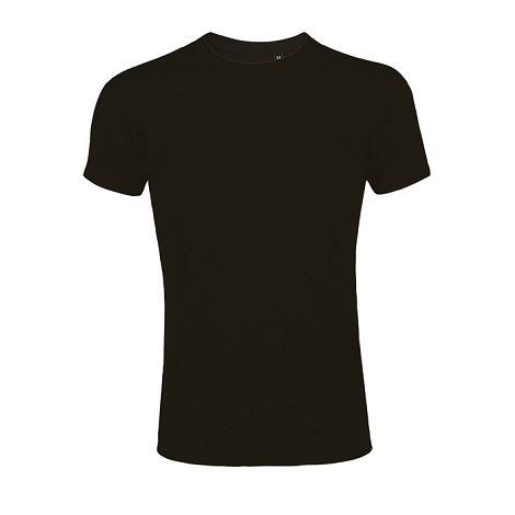  TEE-SHIRT HOMME COL ROND AJUSTÉ COULEUR