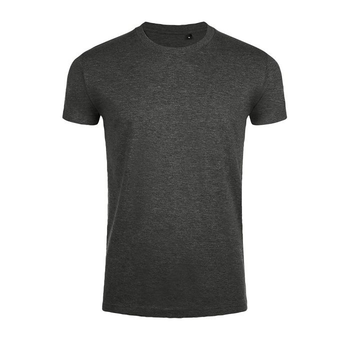  TEE-SHIRT HOMME COL ROND AJUSTÉ COULEUR