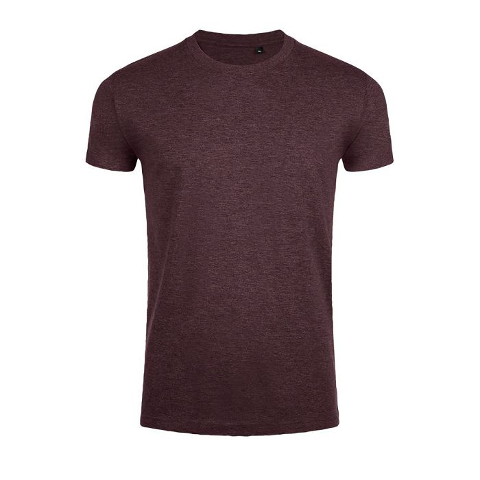  TEE-SHIRT HOMME COL ROND AJUSTÉ COULEUR