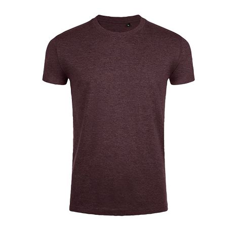  TEE-SHIRT HOMME COL ROND AJUSTÉ COULEUR