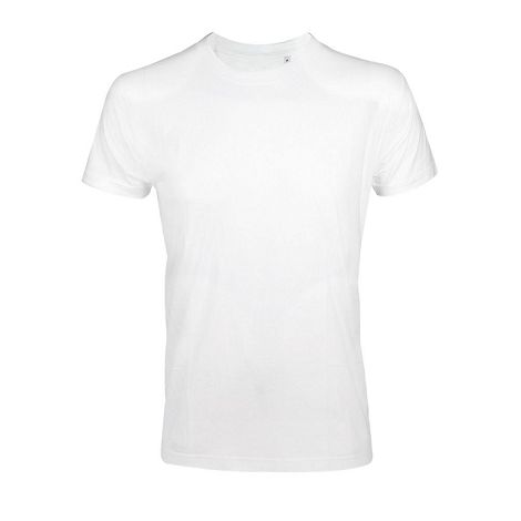  TEE-SHIRT HOMME COL ROND AJUSTÉ COULEUR