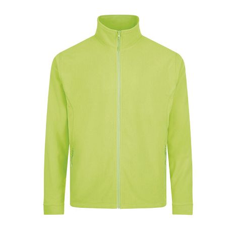 VESTE MICROPOLAIRE ZIPPÉE HOMME FLUO