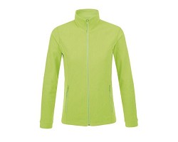 VESTE MICROPOLAIRE ZIPPÉE FEMME FLUO