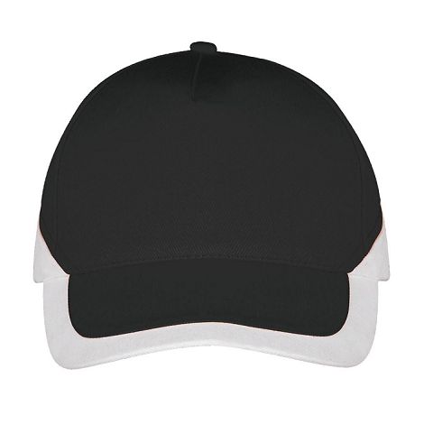  CASQUETTE BICOLORE 5 PANNEAUX