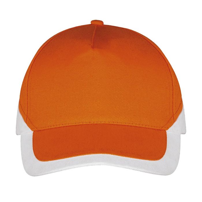  CASQUETTE BICOLORE 5 PANNEAUX