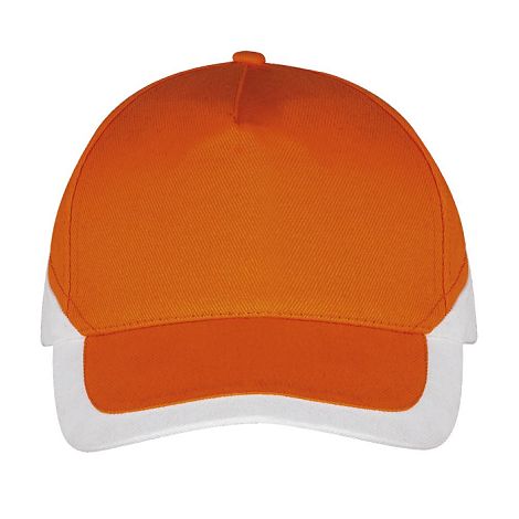  CASQUETTE BICOLORE 5 PANNEAUX