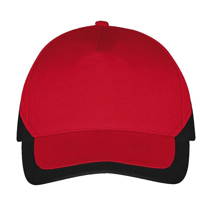  CASQUETTE BICOLORE 5 PANNEAUX