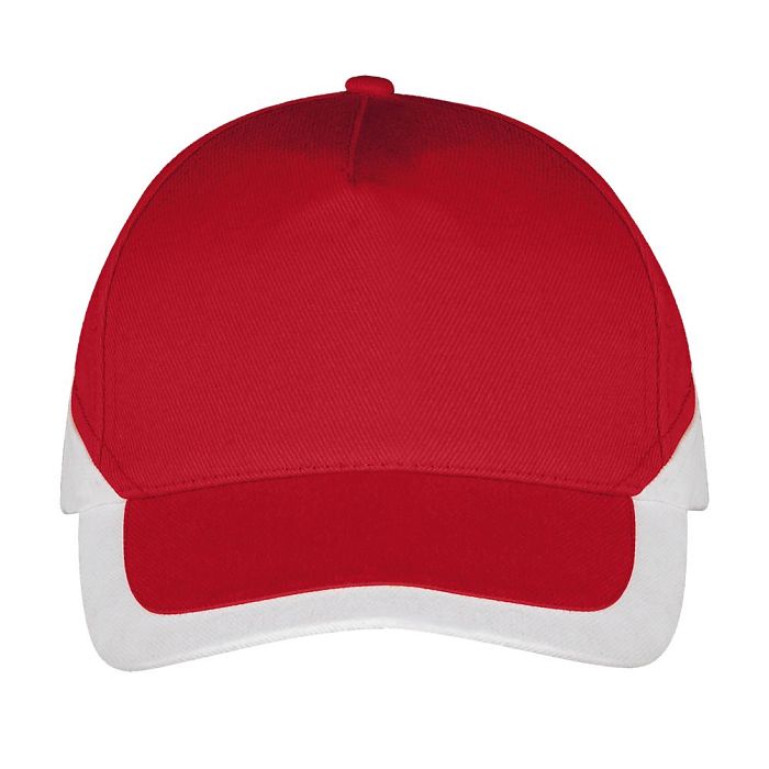  CASQUETTE BICOLORE 5 PANNEAUX