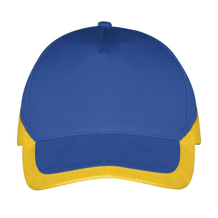  CASQUETTE BICOLORE 5 PANNEAUX