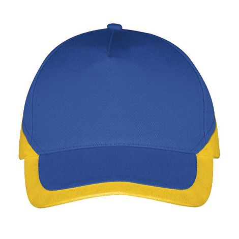  CASQUETTE BICOLORE 5 PANNEAUX