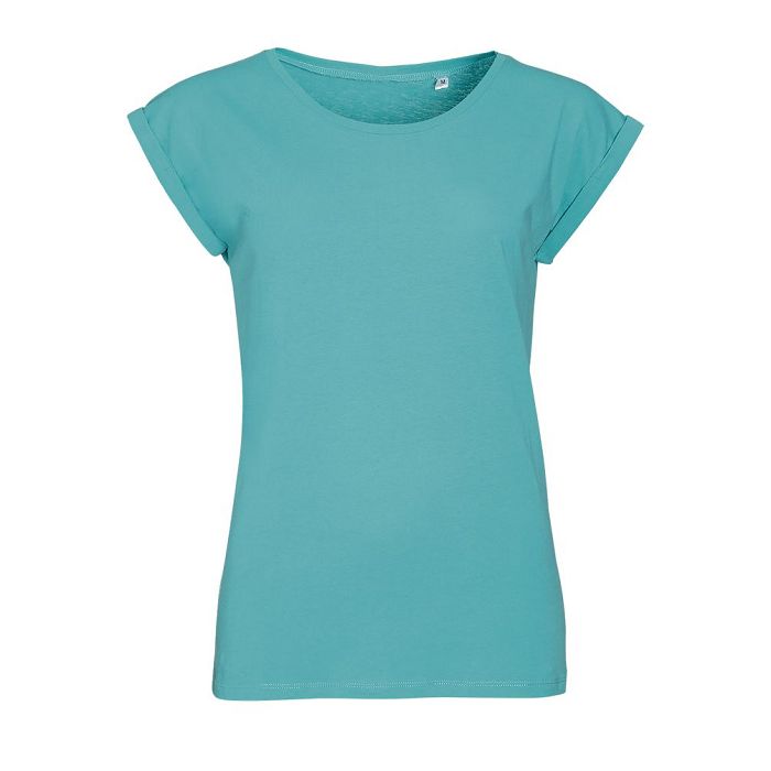  TEE-SHIRT FEMME COL ROND COULEUR