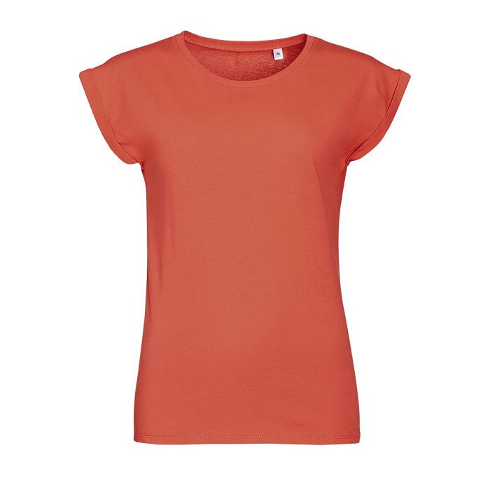  TEE-SHIRT FEMME COL ROND COULEUR