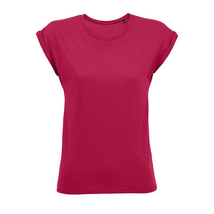  TEE-SHIRT FEMME COL ROND COULEUR