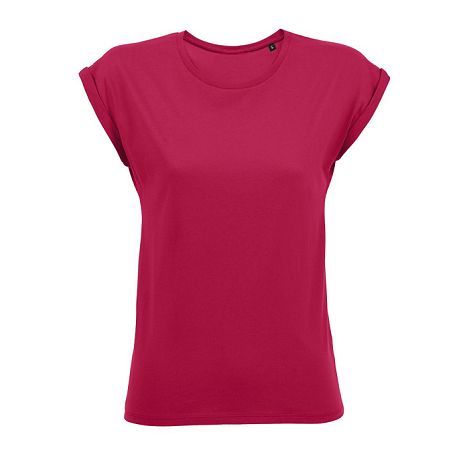  TEE-SHIRT FEMME COL ROND COULEUR