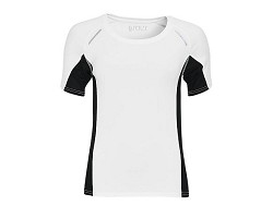 TEE-SHIRT RUNNING FEMME MANCHES COURTES