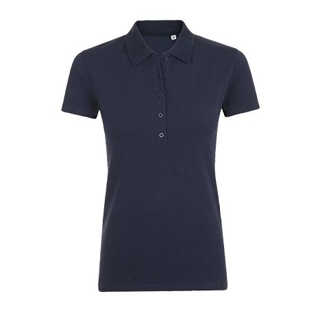  POLO COTON ÉLASTHANNE FEMME COULEUR