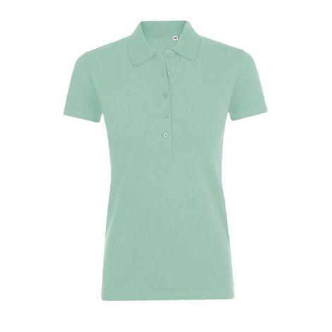  POLO COTON ÉLASTHANNE FEMME COULEUR