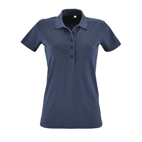  POLO COTON ÉLASTHANNE FEMME COULEUR