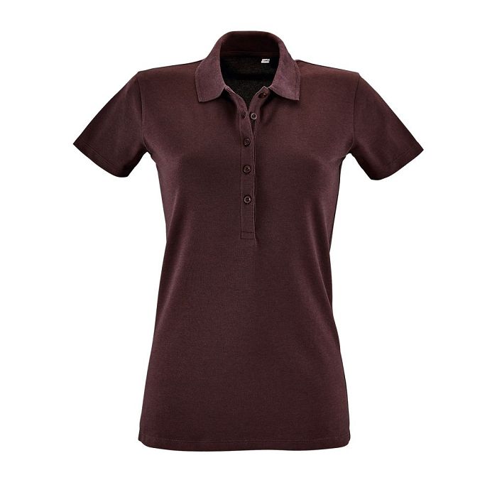  POLO COTON ÉLASTHANNE FEMME COULEUR