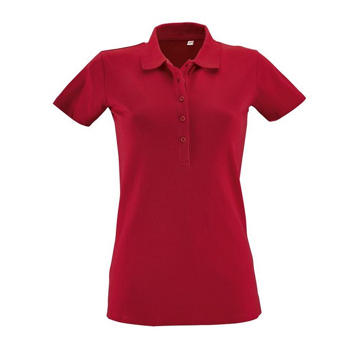  POLO COTON ÉLASTHANNE FEMME COULEUR