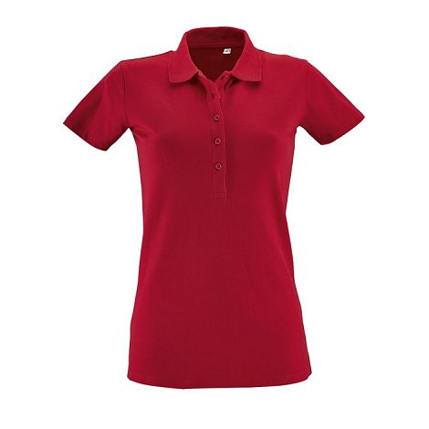  POLO COTON ÉLASTHANNE FEMME COULEUR