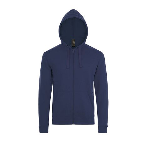  VESTE ZIPPÉE À CAPUCHE UNISEXE COULEUR