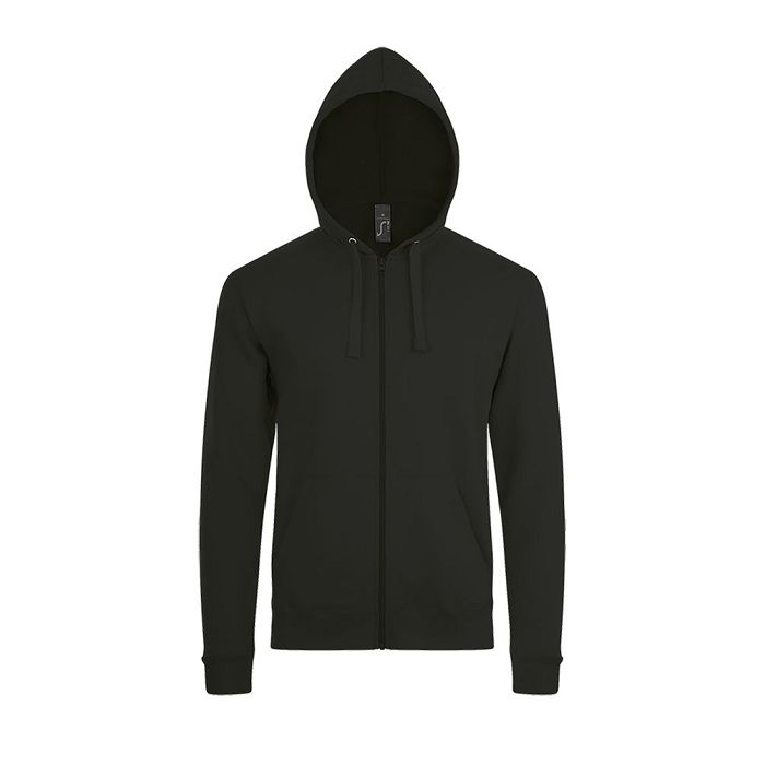  VESTE ZIPPÉE À CAPUCHE UNISEXE COULEUR