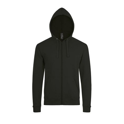  VESTE ZIPPÉE À CAPUCHE UNISEXE COULEUR