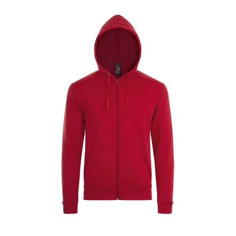  VESTE ZIPPÉE À CAPUCHE UNISEXE COULEUR