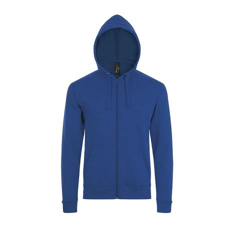  VESTE ZIPPÉE À CAPUCHE UNISEXE COULEUR