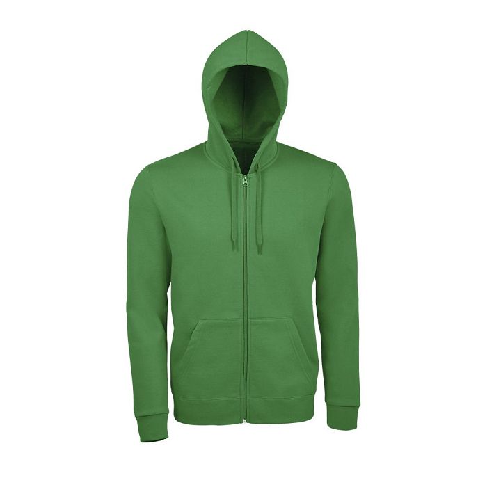  VESTE ZIPPÉE À CAPUCHE UNISEXE COULEUR