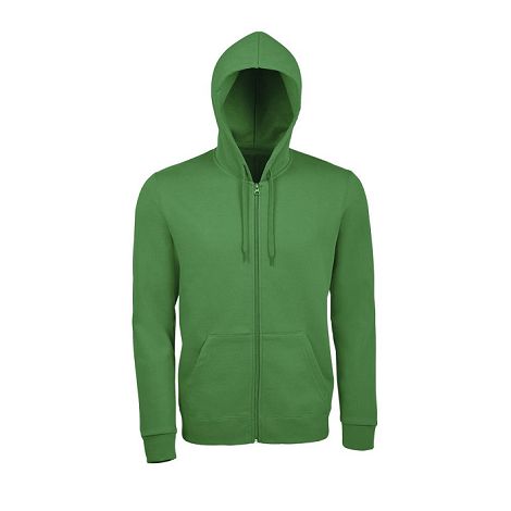  VESTE ZIPPÉE À CAPUCHE UNISEXE COULEUR