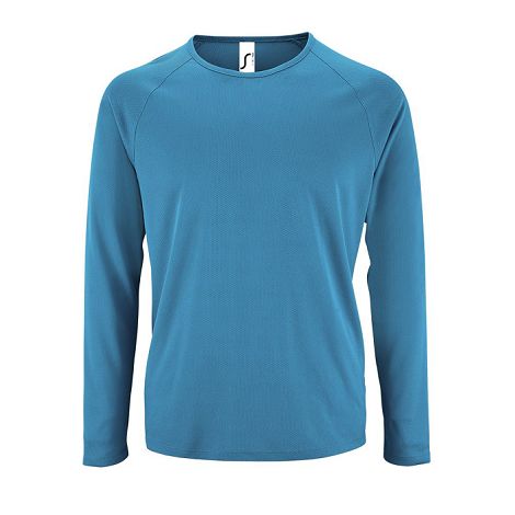  TEE-SHIRT SPORT HOMME MANCHES LONGUES COULEUR