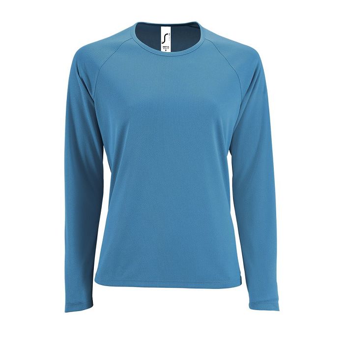  TEE-SHIRT SPORT FEMME MANCHES LONGUES COULEUR