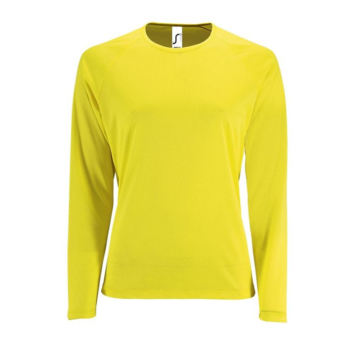  TEE-SHIRT SPORT FEMME MANCHES LONGUES COULEUR