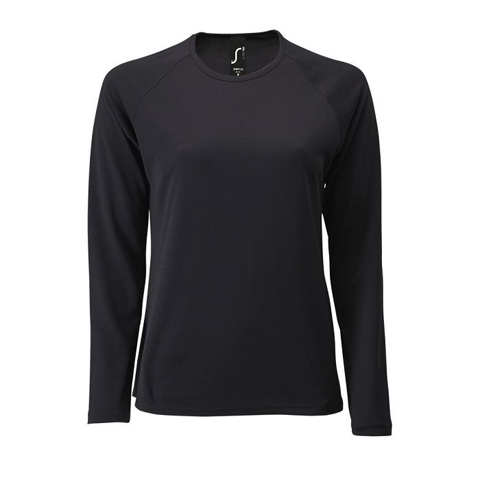  TEE-SHIRT SPORT FEMME MANCHES LONGUES COULEUR