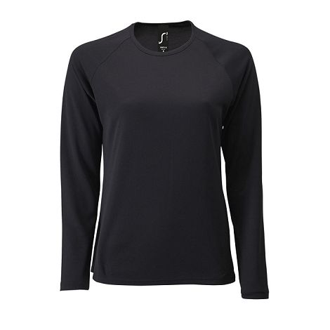  TEE-SHIRT SPORT FEMME MANCHES LONGUES COULEUR