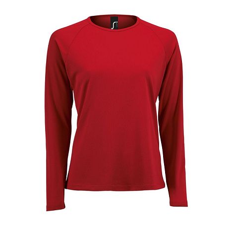  TEE-SHIRT SPORT FEMME MANCHES LONGUES COULEUR