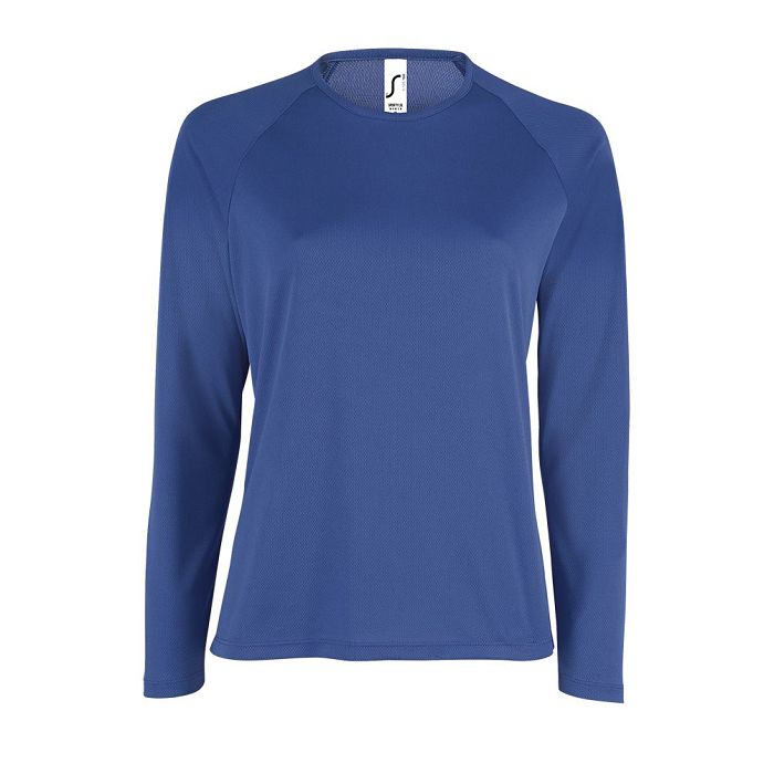  TEE-SHIRT SPORT FEMME MANCHES LONGUES COULEUR