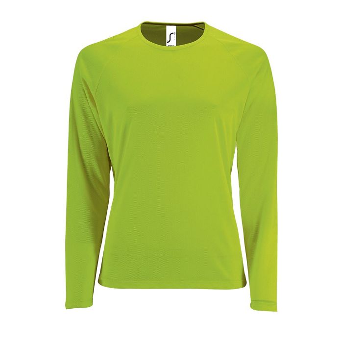  TEE-SHIRT SPORT FEMME MANCHES LONGUES COULEUR