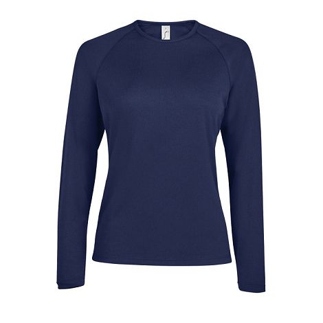  TEE-SHIRT SPORT FEMME MANCHES LONGUES COULEUR