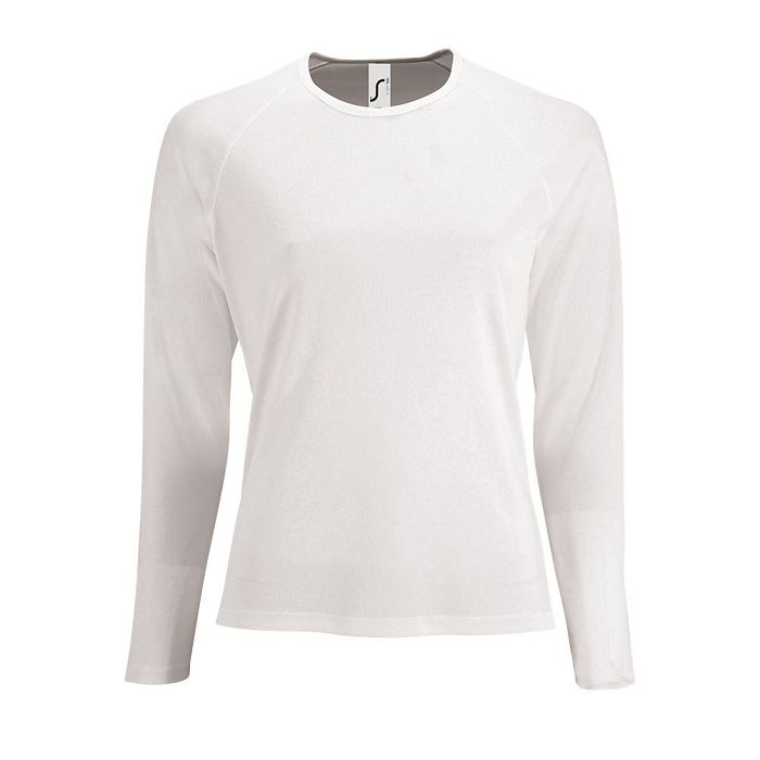  TEE-SHIRT SPORT FEMME MANCHES LONGUES COULEUR