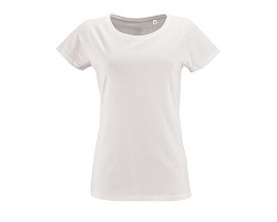 TEE-SHIRT FEMME MANCHES COURTES BLANC