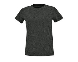 TEE-SHIRT FEMME COL ROND AJUSTÉ COULEUR