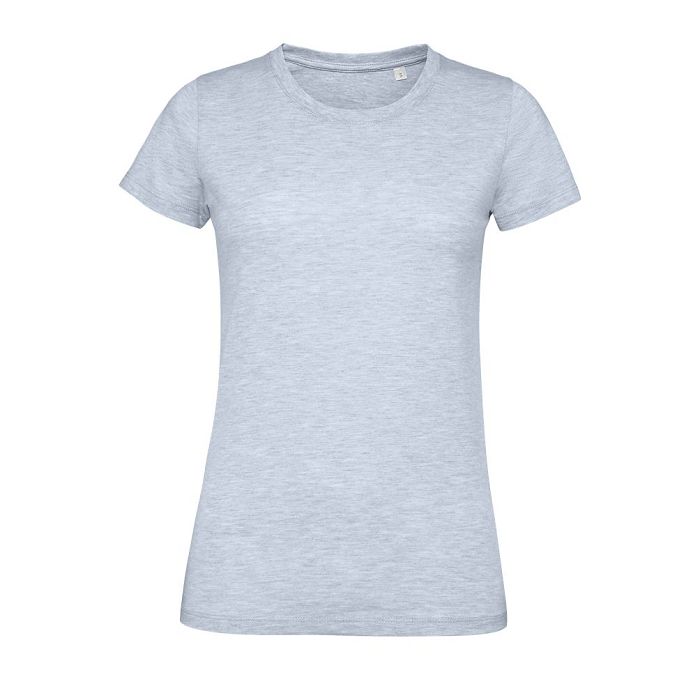  TEE-SHIRT FEMME COL ROND AJUSTÉ COULEUR