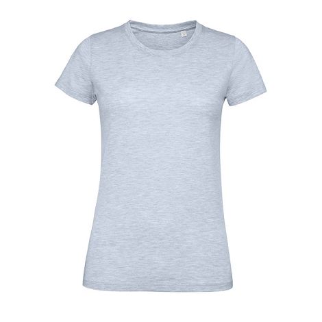  TEE-SHIRT FEMME COL ROND AJUSTÉ COULEUR