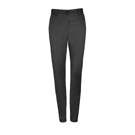  PANTALON STRETCH EN SATIN FEMME