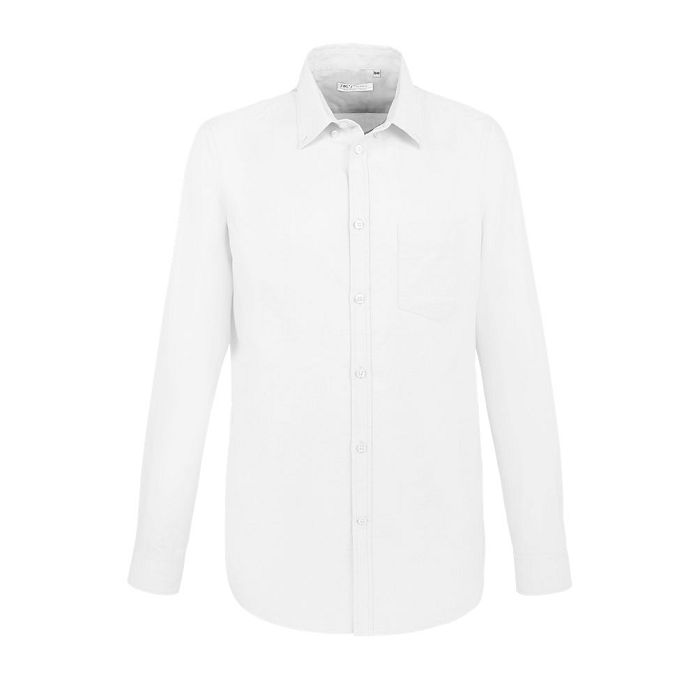  CHEMISE HOMME OXFORD MANCHES LONGUES