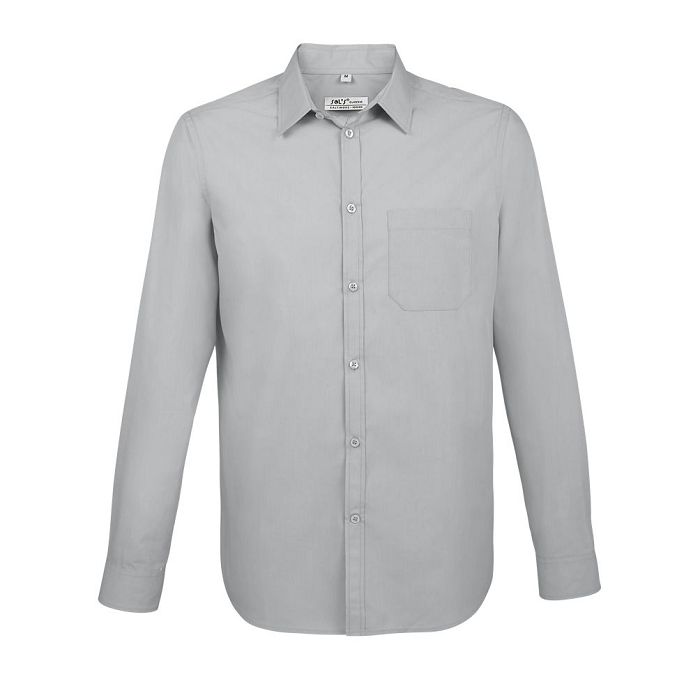  CHEMISE HOMME POPELINE MANCHES LONGUES