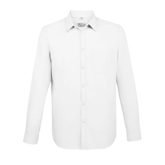  CHEMISE HOMME POPELINE MANCHES LONGUES